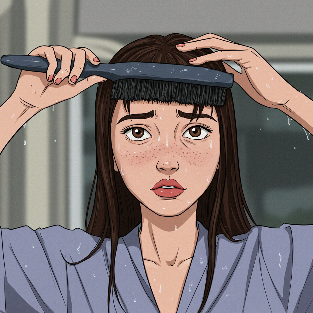 ¿Por qué no se puede peinar el cabello mojado (en realidad sí se puede, pero con un peine)?