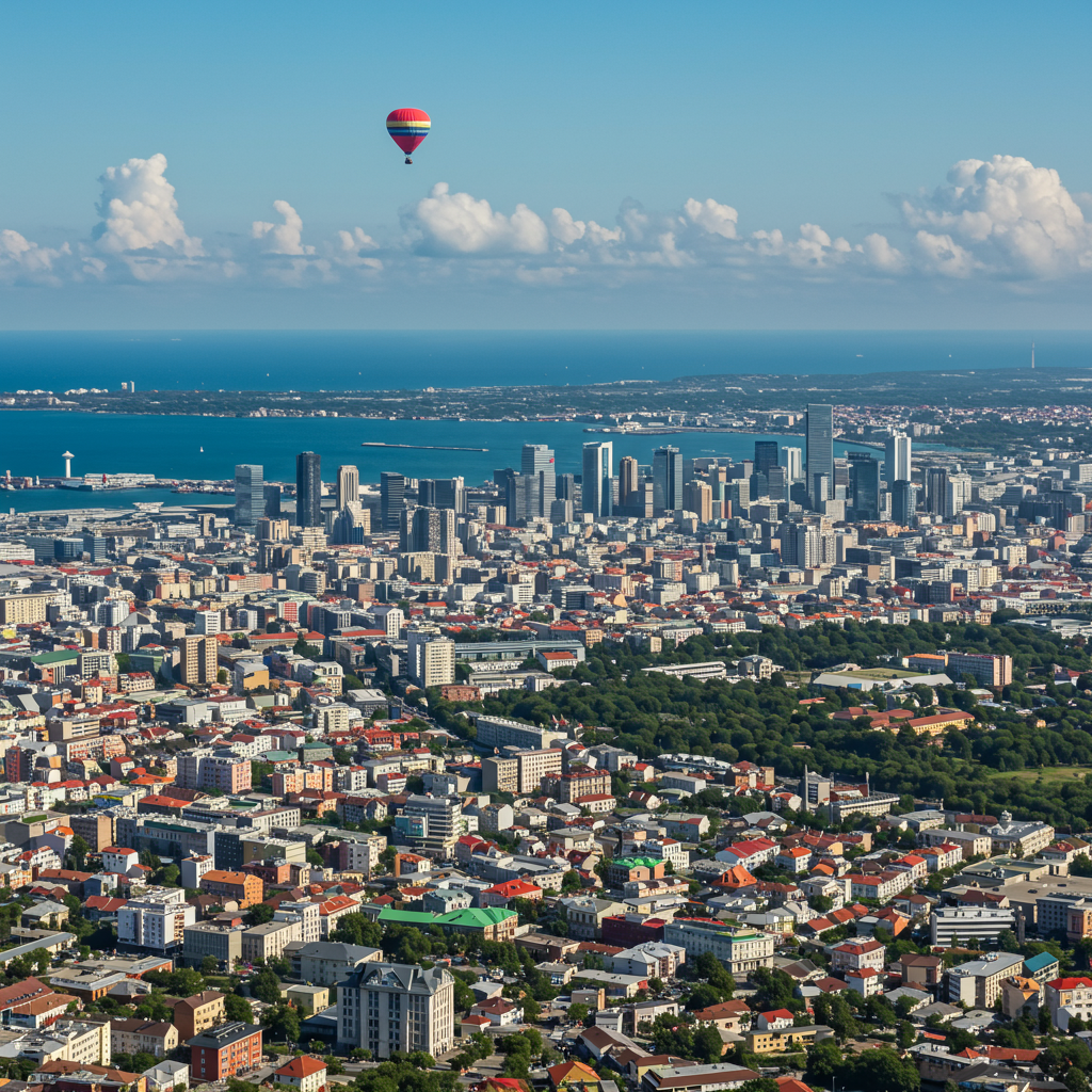 Hermosas ciudades costeras en Sudamérica