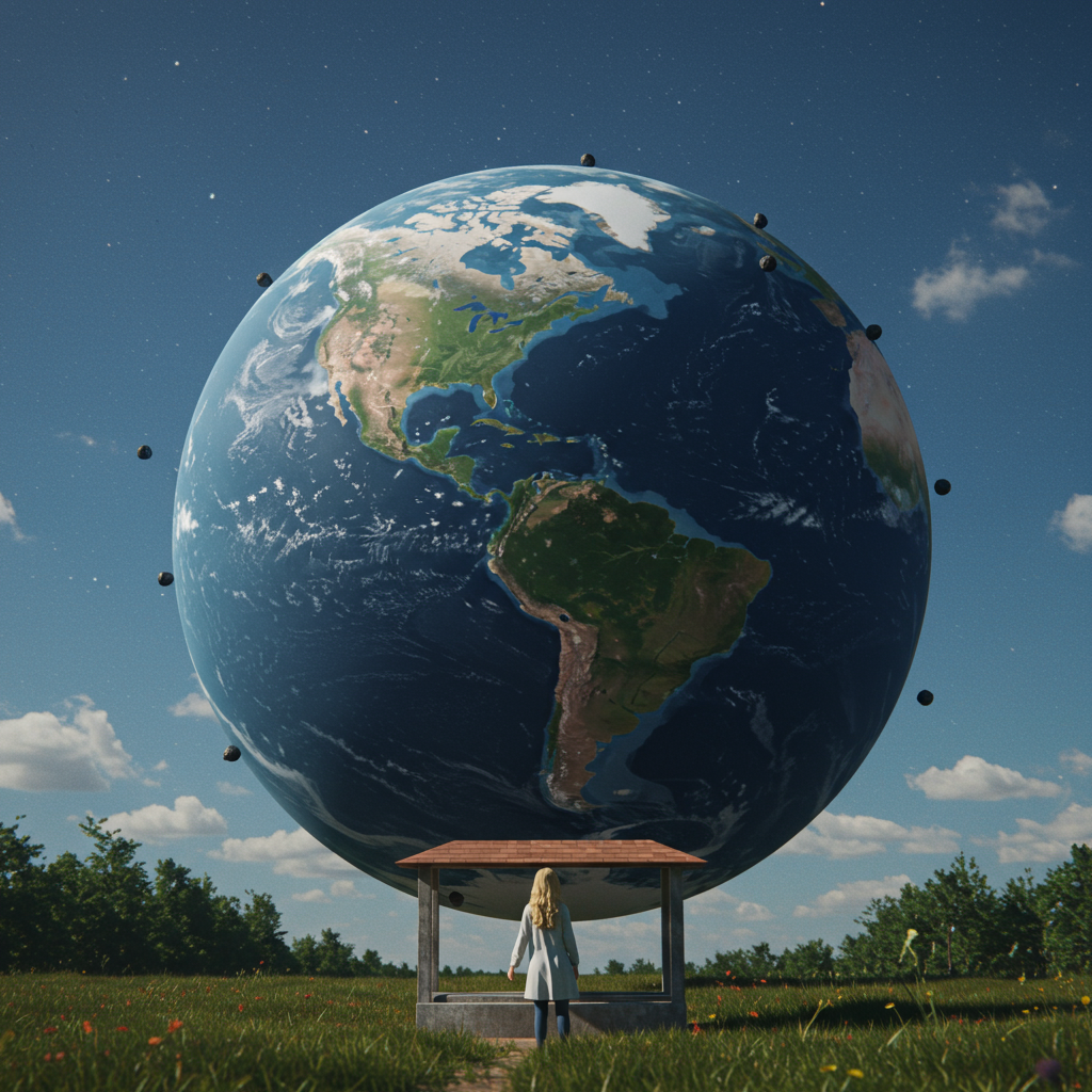 Why don't we feel the Earth's rotation? (Physics for children).
