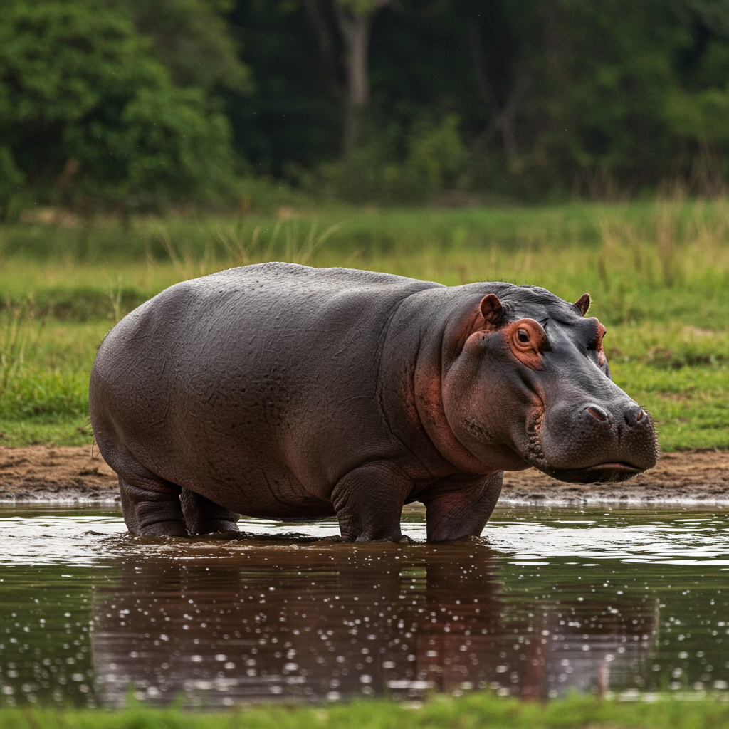 Hippos have pink milk. True.
