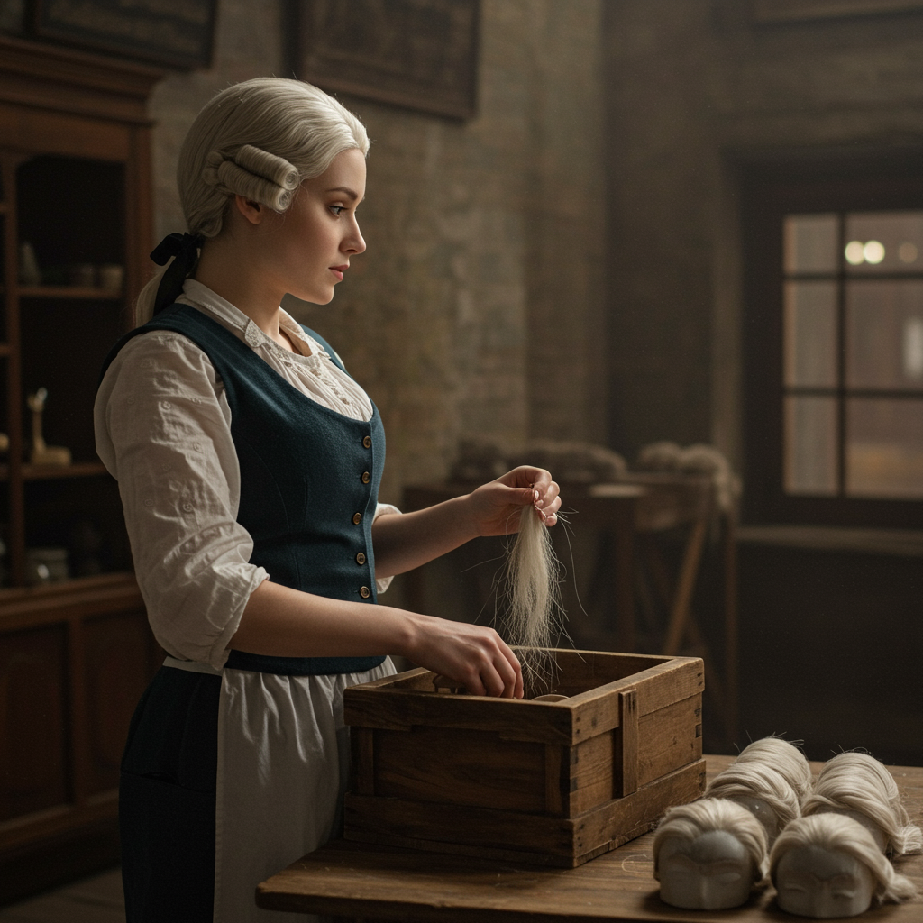 What did a wig plucker do in the 18th century?