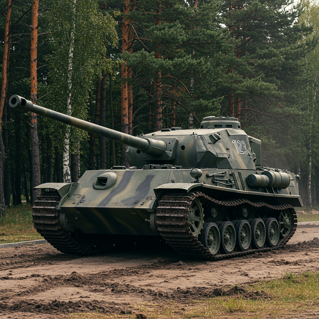 tanks met het zwaarste bovendeel · 73